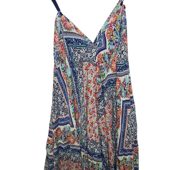 Moon River ANTHROPOLOGIE Floral Handkerchief Asymmetrical Dress - Picture 5 of 9